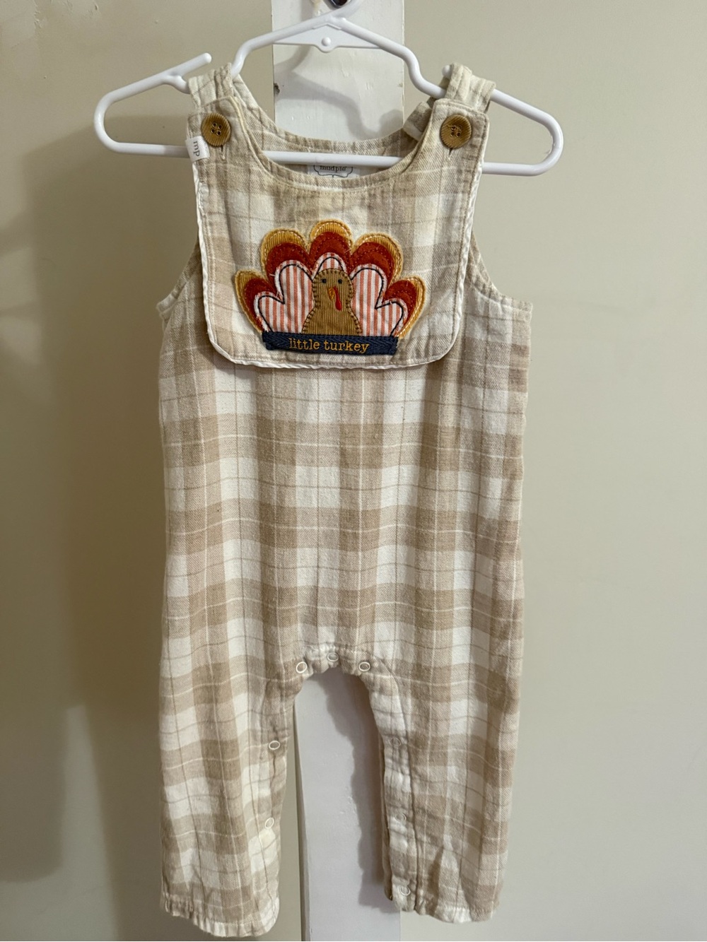 Mudpie Fall & Thanksgiving Romper - Picture 5 of 16